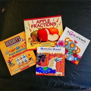 Educational book bundle Nouns, Fractions, Addtion to Multiplication